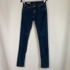 Jack and Jones Blue Skinny Liam Jeans 28x32